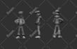 3d sculpting statue, figure, toy, character, anime for 3d printing