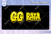 design text emote for streamer twitch, youtube, facebook