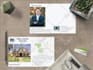 design luxurious real estate sales flyer or eddm postcard