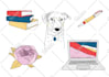 illustrate any image in doodle style
