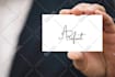 design scripted handwritten signature or font or photography or text logo