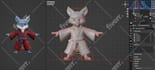 create stylized 3d character for your game or animation