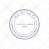 design retro stamp or seal logo asap