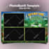 design 360 overlay and standard photo booth template