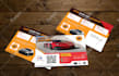 design event ticket, raffle ticket, ticket, postcard in 4hrs