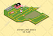 do track course map for bikes, triathlon, swimming etc