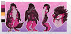 draw ref sheet of fursona, anime or vtuber nsfw o sfw