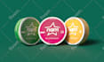 create full packaging and layout for nicotine pouch company