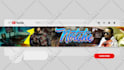 design a professional youtube banner and logo or channel art