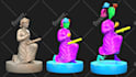 cut and key, articulate, and fixing your model for 3d printing and toy