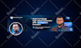 design premium and professional linkedin banner