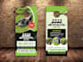 do lawn care door hanger postcard and flyer design
