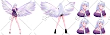 draw a reference sheet anime style
