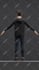 create custom 3d low poly model character, rigging for game assets and animation
