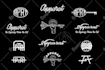 design hand drawn vintage logo illustration