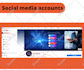 create setup and optimize all social media account and pages