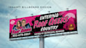 design print ready vinyl banner, signage, billboard
