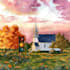 hand draw watercolor landscape illustration