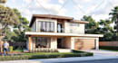 design, 3d render architectural exterior of house, commercial building rendering
