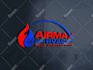 design plumbing heating hvac cooling and air conditioning logo