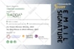 design a professional clickable HTML email signature