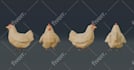 create 3d low poly character modeling, rigging, and animation for game assets