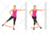 draw yoga pose, workout, and exercise illustration