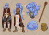 create a character sheet or lineup for your ocs