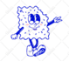 make a simple and cool cartoon mascot or character