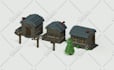 design and modeling assets in voxel art for games and nft