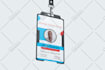 design professional id card, id badge