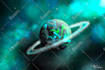 create realistic sci fi planet artwork