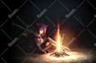 create a cinematic illustration for your story, novel or game