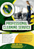 do professional plumber and cleaning service flyer