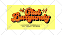 design 70s retro, hippie, psychedelic, funky font typography logo