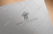 design clean initial letter, monogram logo intersect each other