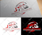 do transport logistics trucking transportation and dispatching logo