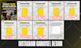 create instagram carousel post design