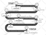 draw a roadmap in vector illustration