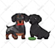 create cute animal illustrations for stickers or clip art
