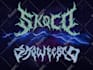 create grunge, y2k, chrome logo for your brand