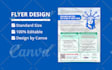 design anything in canva, canva logo, canva flyer, instagram post
