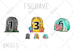 create aesthetic and cute custom sub badges