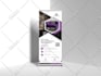 design roller or roll up banner for corporate, real estate, restaurant, medical