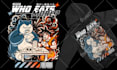 create japanese or anime streetwear style for t shirt