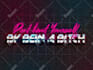 make an 80s style retro text logo