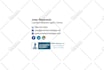 design a clickable HTML email signature for gmail and outlook, mobile friendly