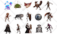 draw fantasy art, dnd characters, monsters, and game art
