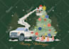 create festive holiday christmas design illustration