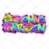 do graffiti logo, t shirt design in graffiti art